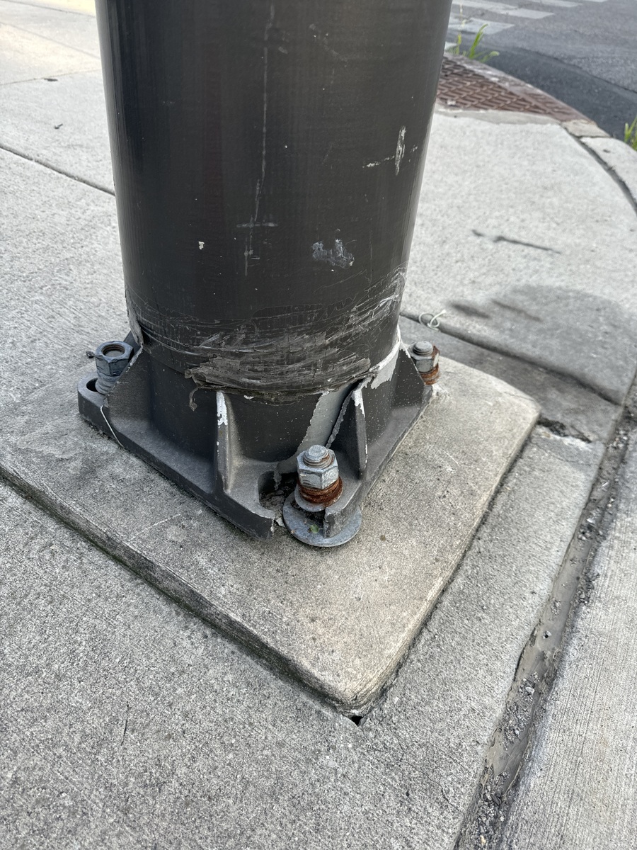 Photographic documentation of the work as submitted to the city's 311 record.
