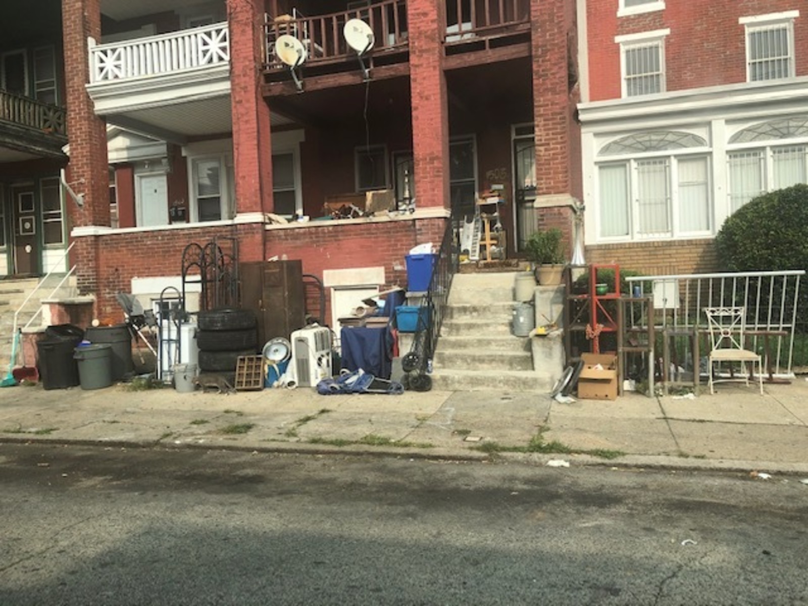 Photographic documentation of the work as submitted to the city's 311 record.