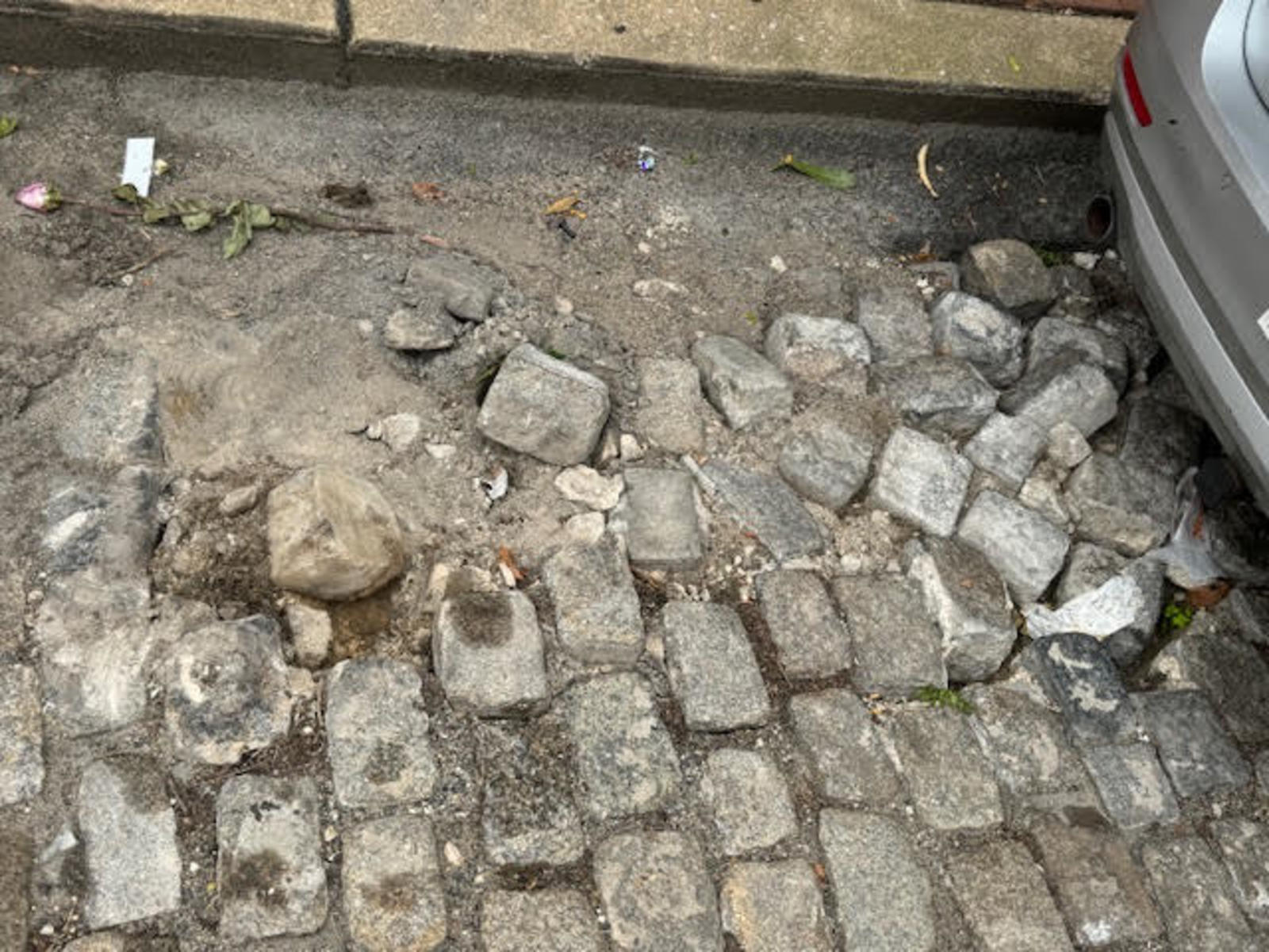 Photographic documentation of the work as submitted to the city's 311 record.