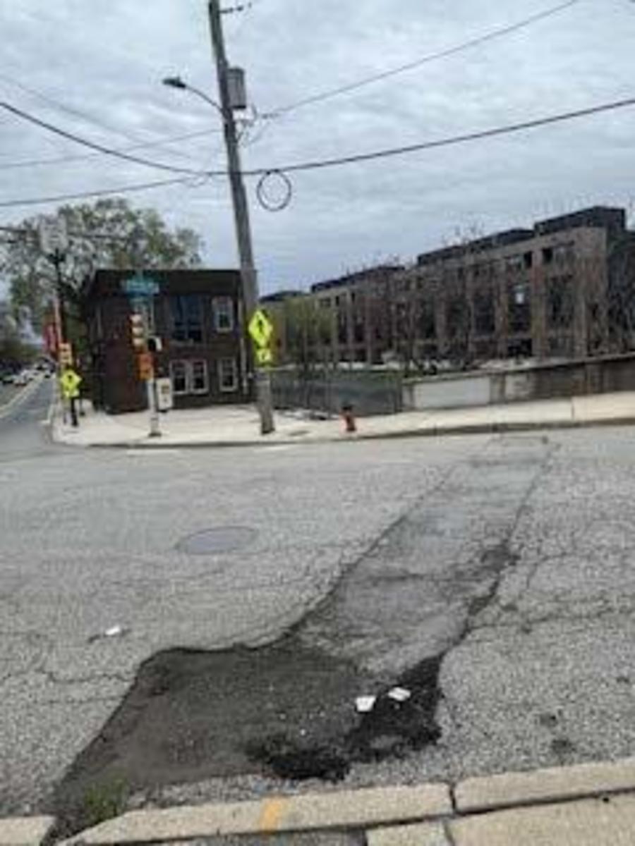 Photographic documentation of the work as submitted to the city's 311 record.