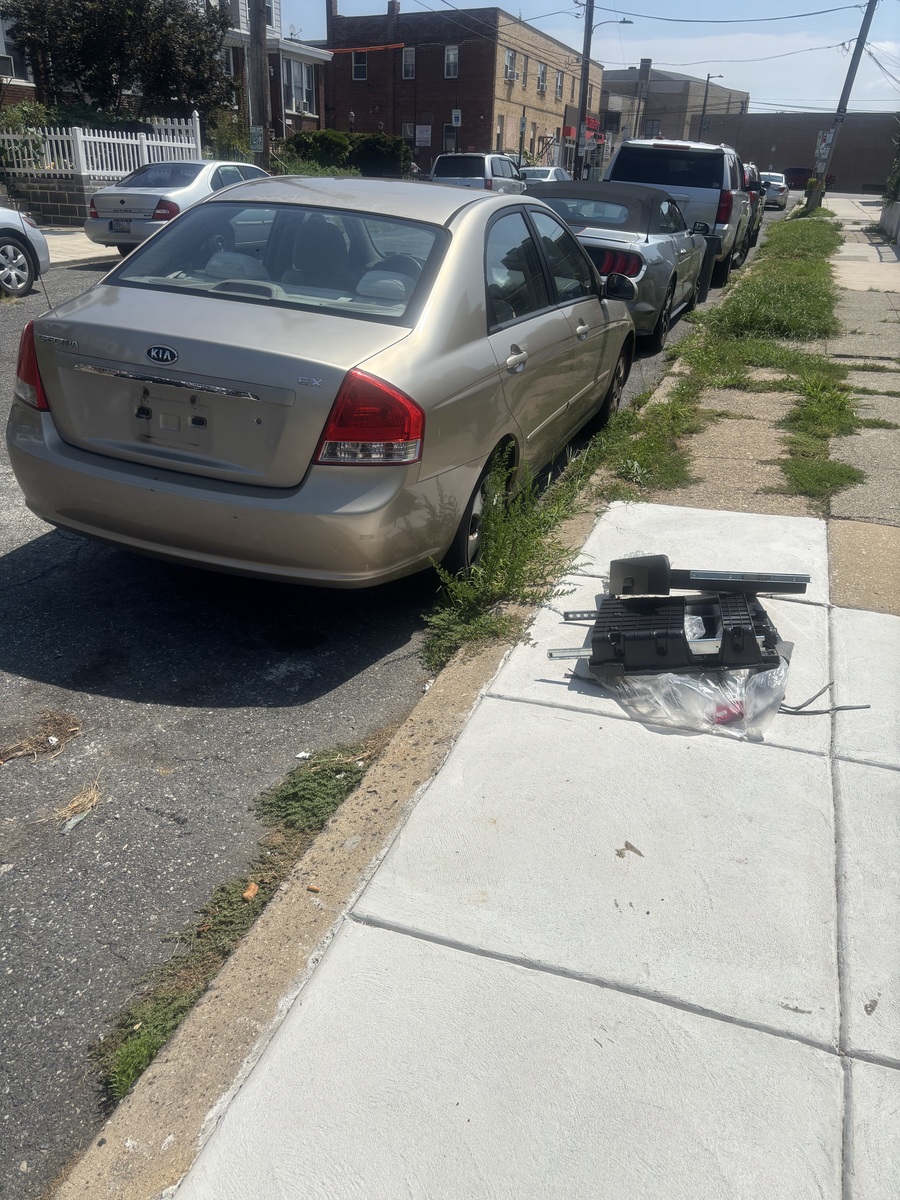 Photographic documentation of the work as submitted to the city's 311 record.