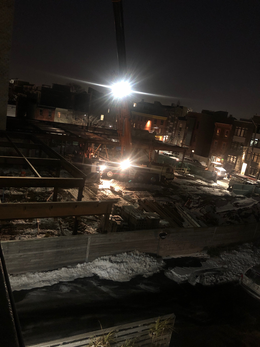 Photographic documentation of the work as submitted to the city's 311 record.