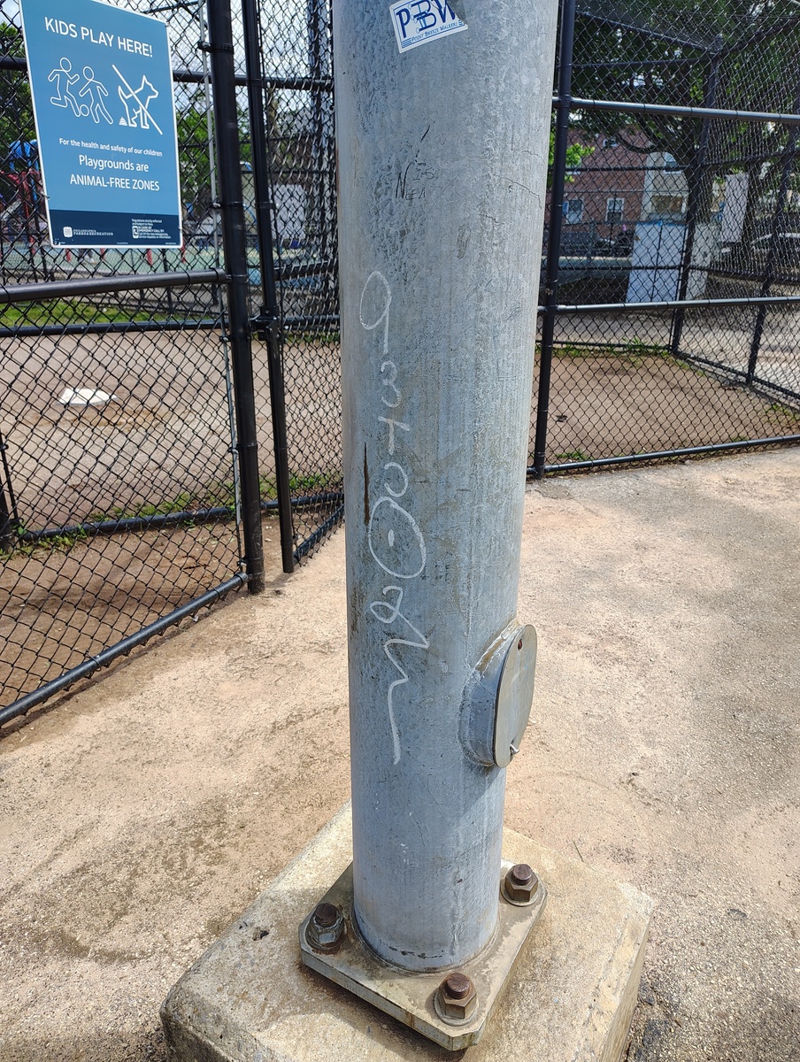 Photographic documentation of the work as submitted to the city's 311 record.