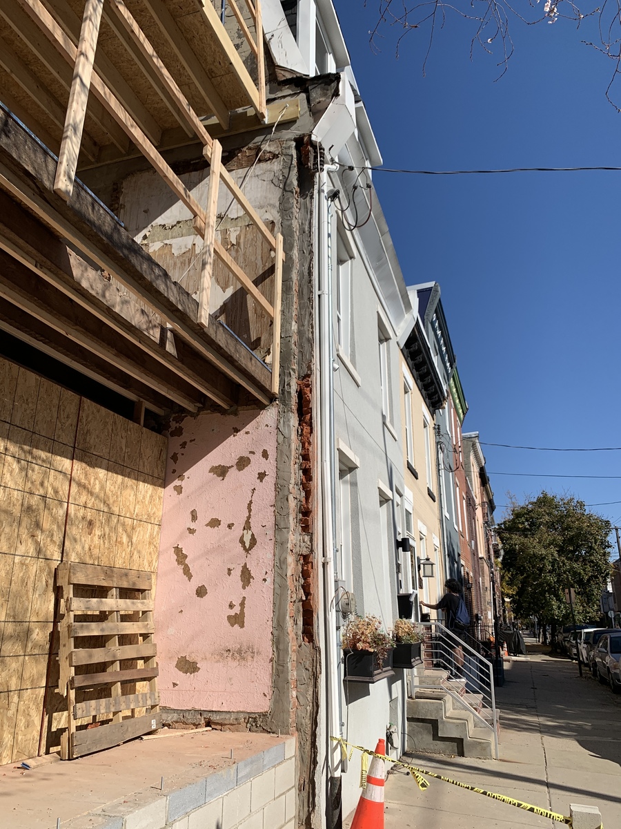 Photographic documentation of the work as submitted to the city's 311 record.