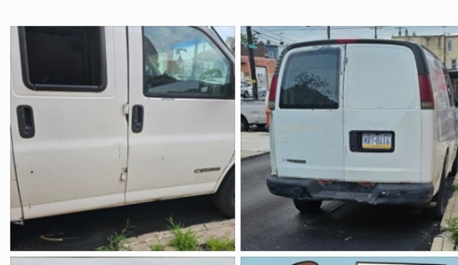 Photographic documentation of the work as submitted to the city's 311 record.