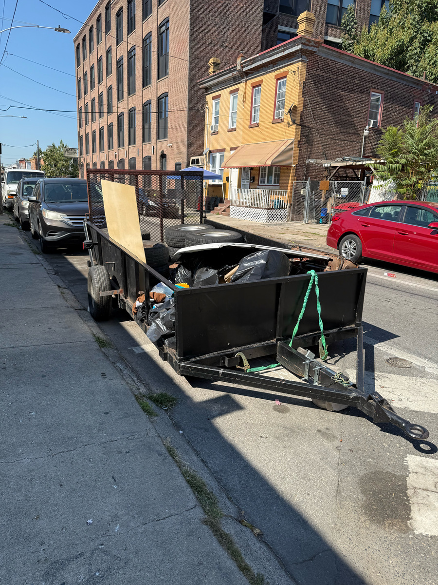Photographic documentation of the work as submitted to the city's 311 record.