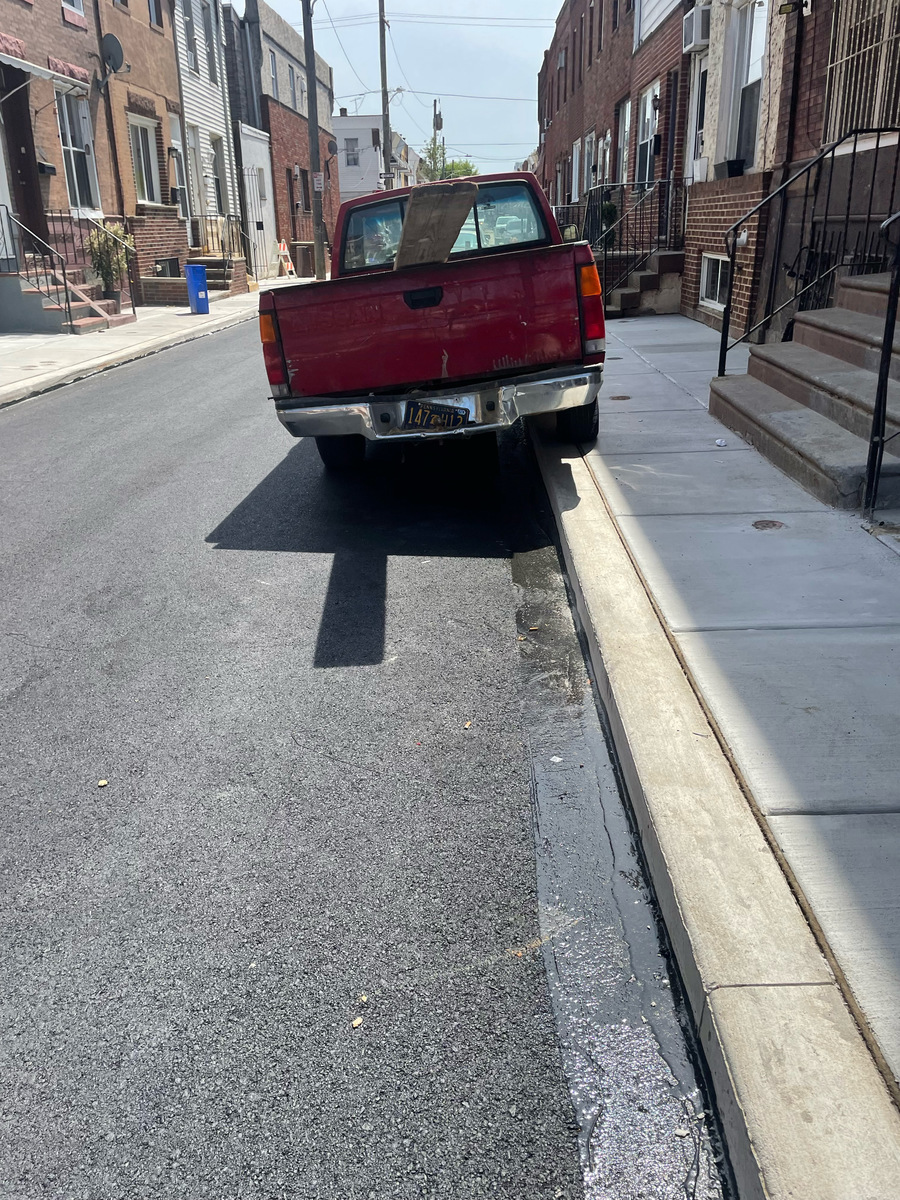 Photographic documentation of the work as submitted to the city's 311 record.