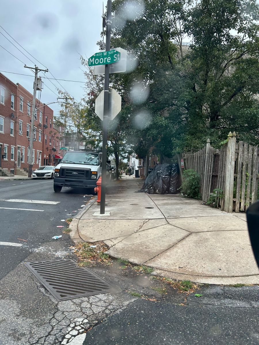 Photographic documentation of the work as submitted to the city's 311 record.