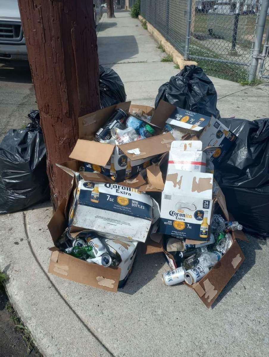 Photographic documentation of the work as submitted to the city's 311 record.