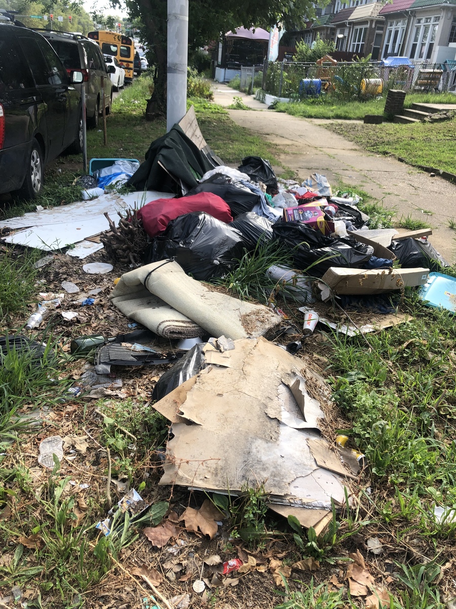 Photographic documentation of the work as submitted to the city's 311 record.
