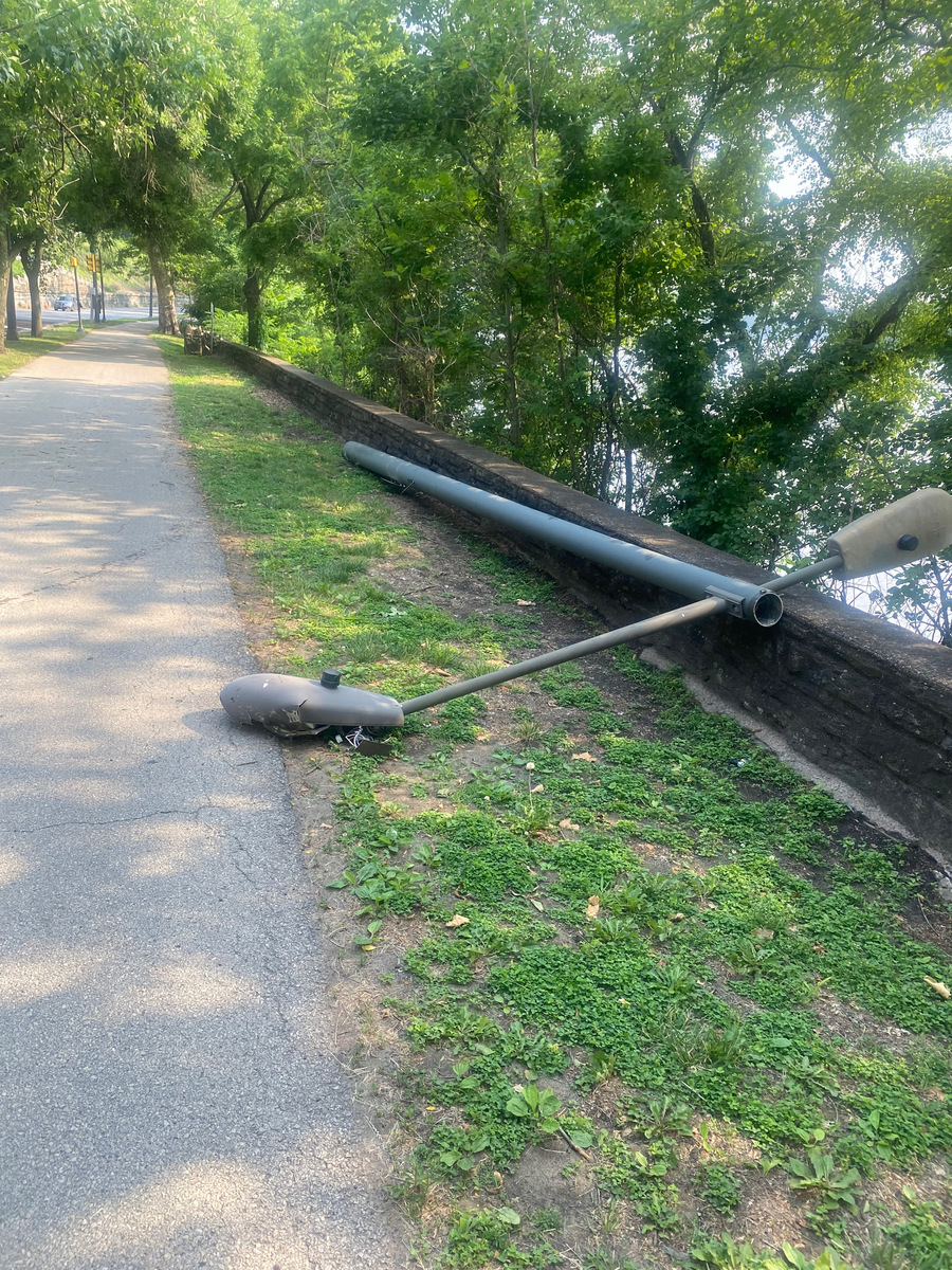 Photographic documentation of the work as submitted to the city's 311 record.