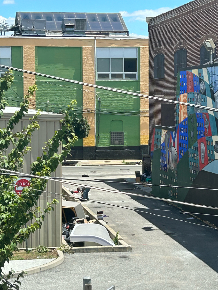 Photographic documentation of the work as submitted to the city's 311 record.