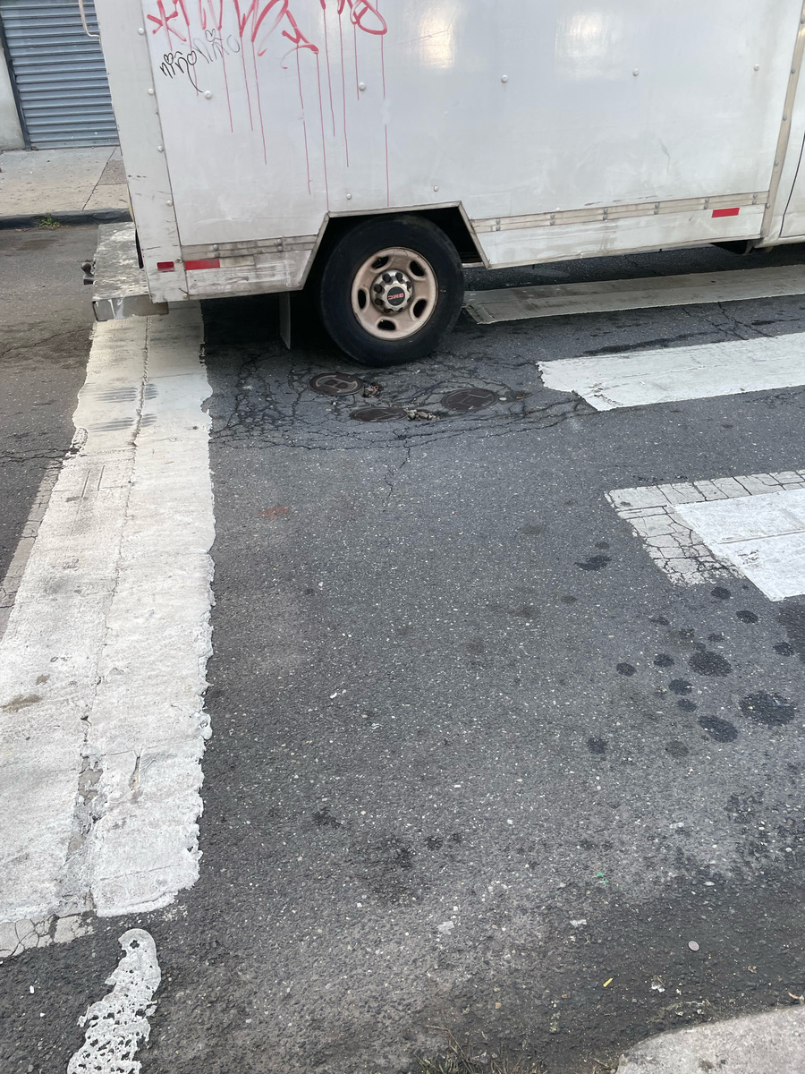 Photographic documentation of the work as submitted to the city's 311 record.