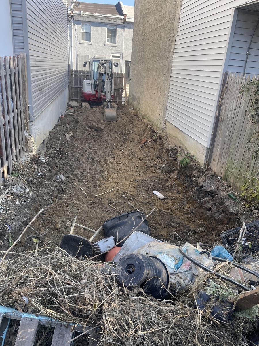Photographic documentation of the work as submitted to the city's 311 record.