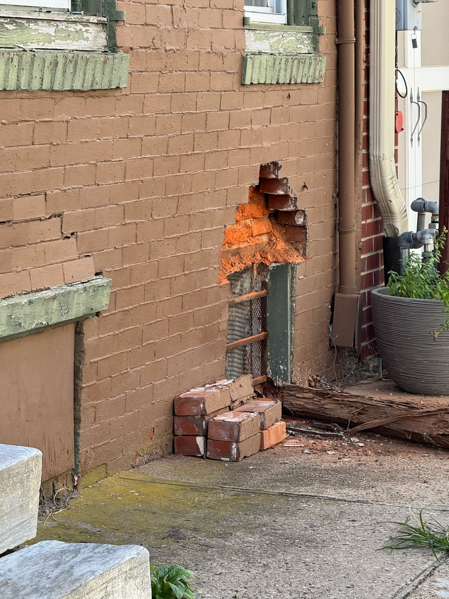 Photographic documentation of the work as submitted to the city's 311 record.