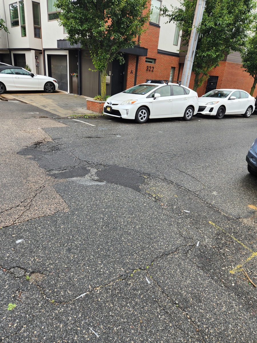 Photographic documentation of the work as submitted to the city's 311 record.