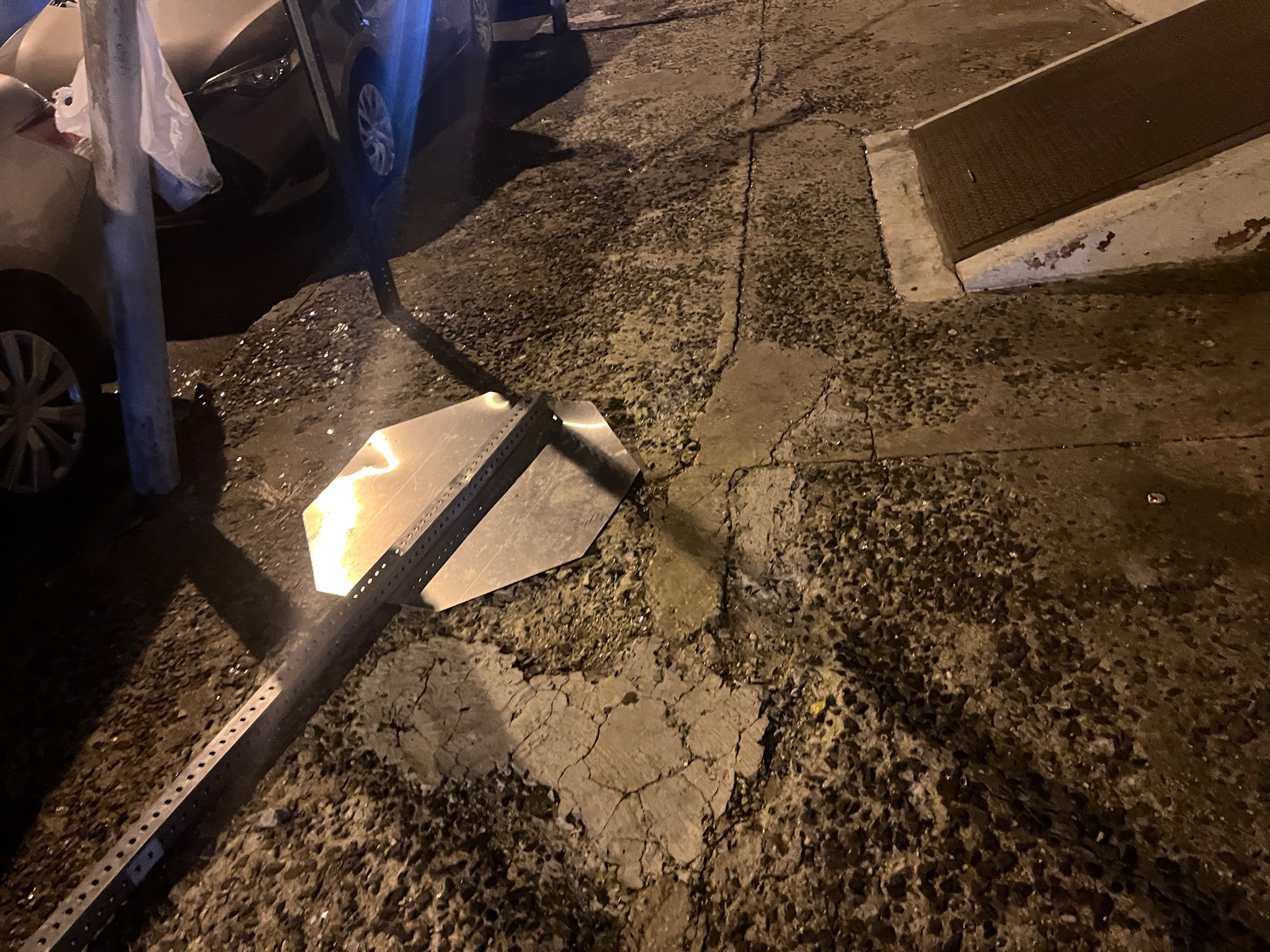 Photographic documentation of the work as submitted to the city's 311 record.
