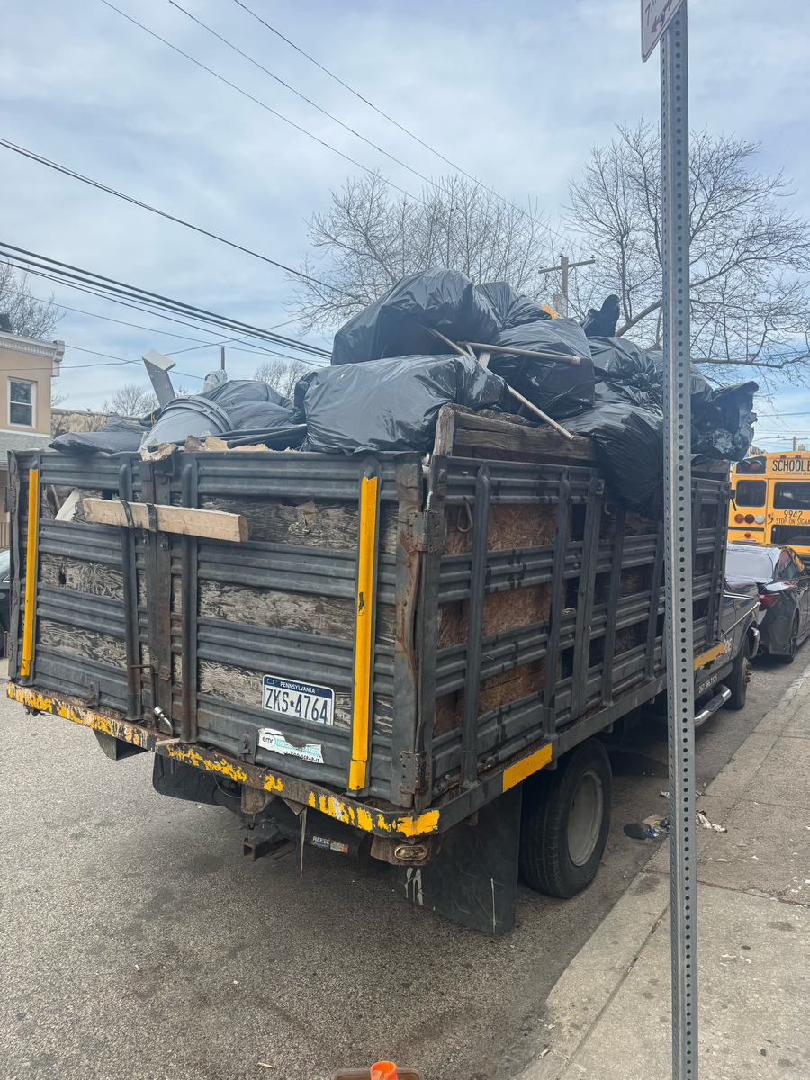 Photographic documentation of the work as submitted to the city's 311 record.
