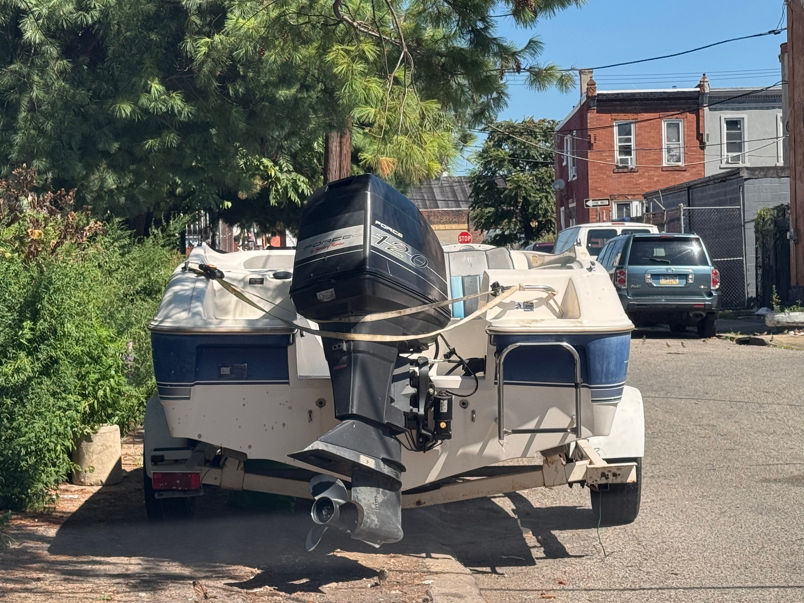 Photographic documentation of the work as submitted to the city's 311 record.