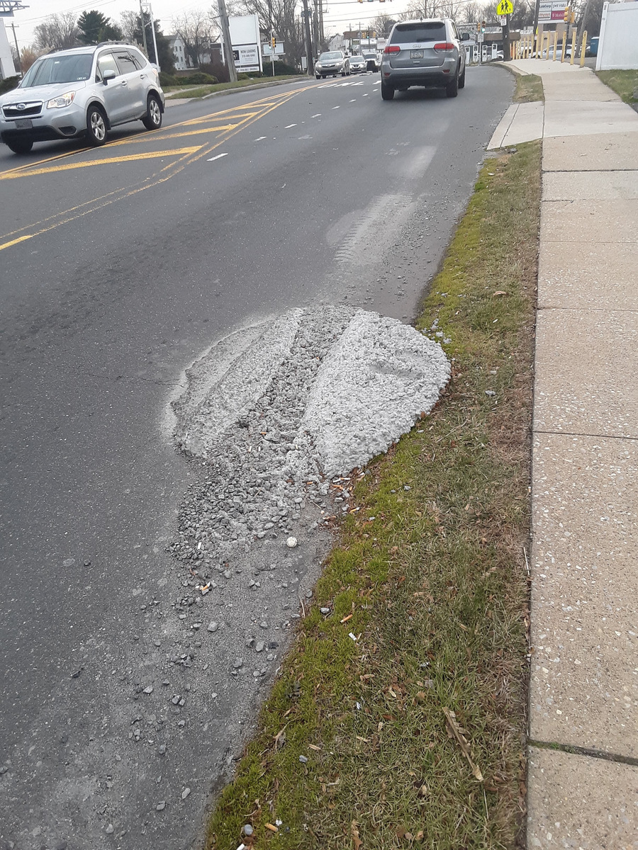 Photographic documentation of the work as submitted to the city's 311 record.