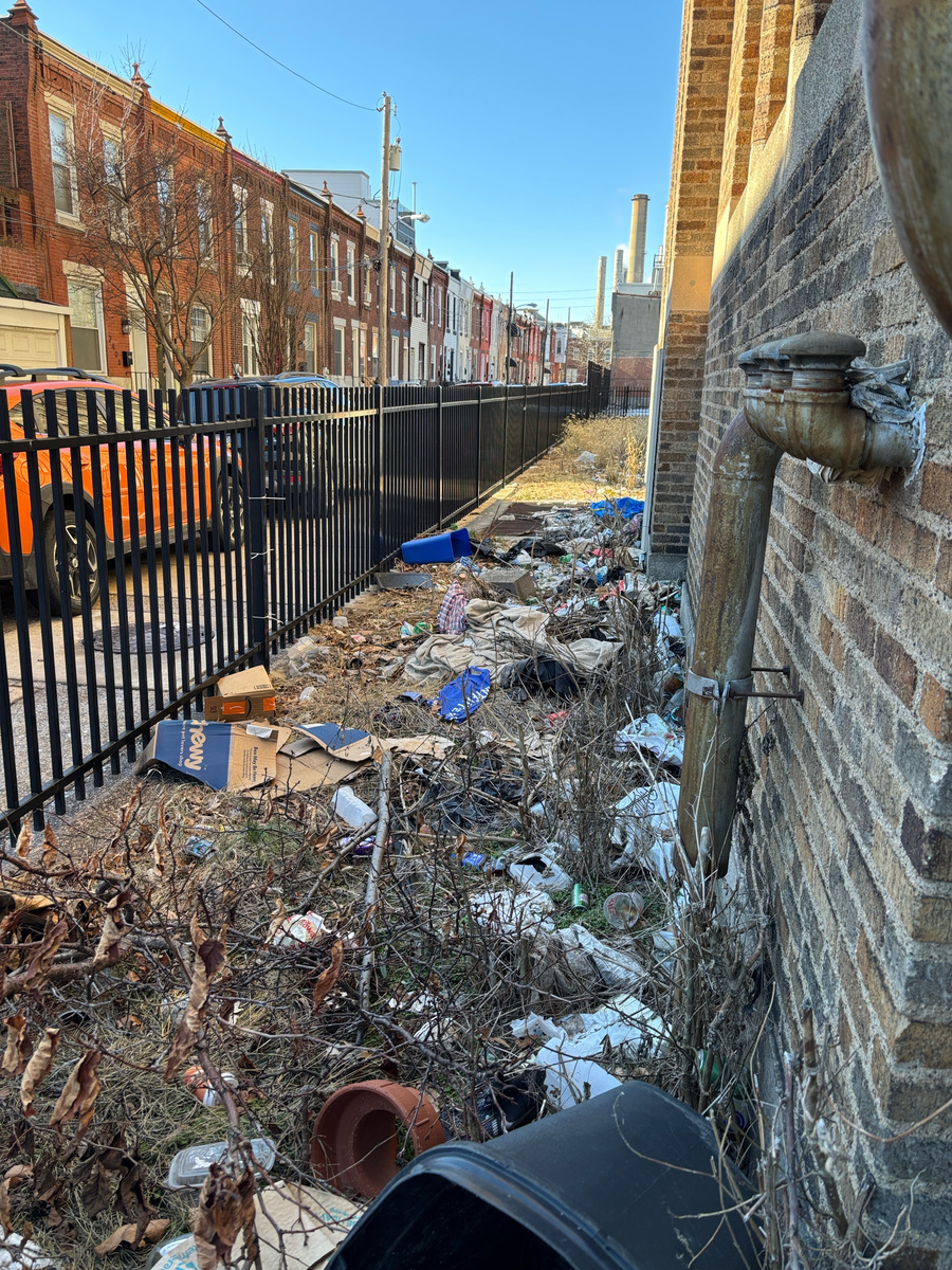 Photographic documentation of the work as submitted to the city's 311 record.