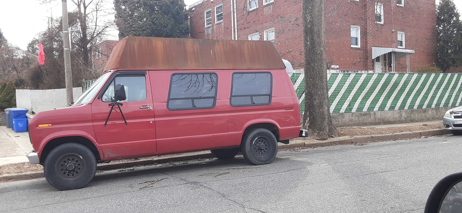 Photographic documentation of the work as submitted to the city's 311 record.