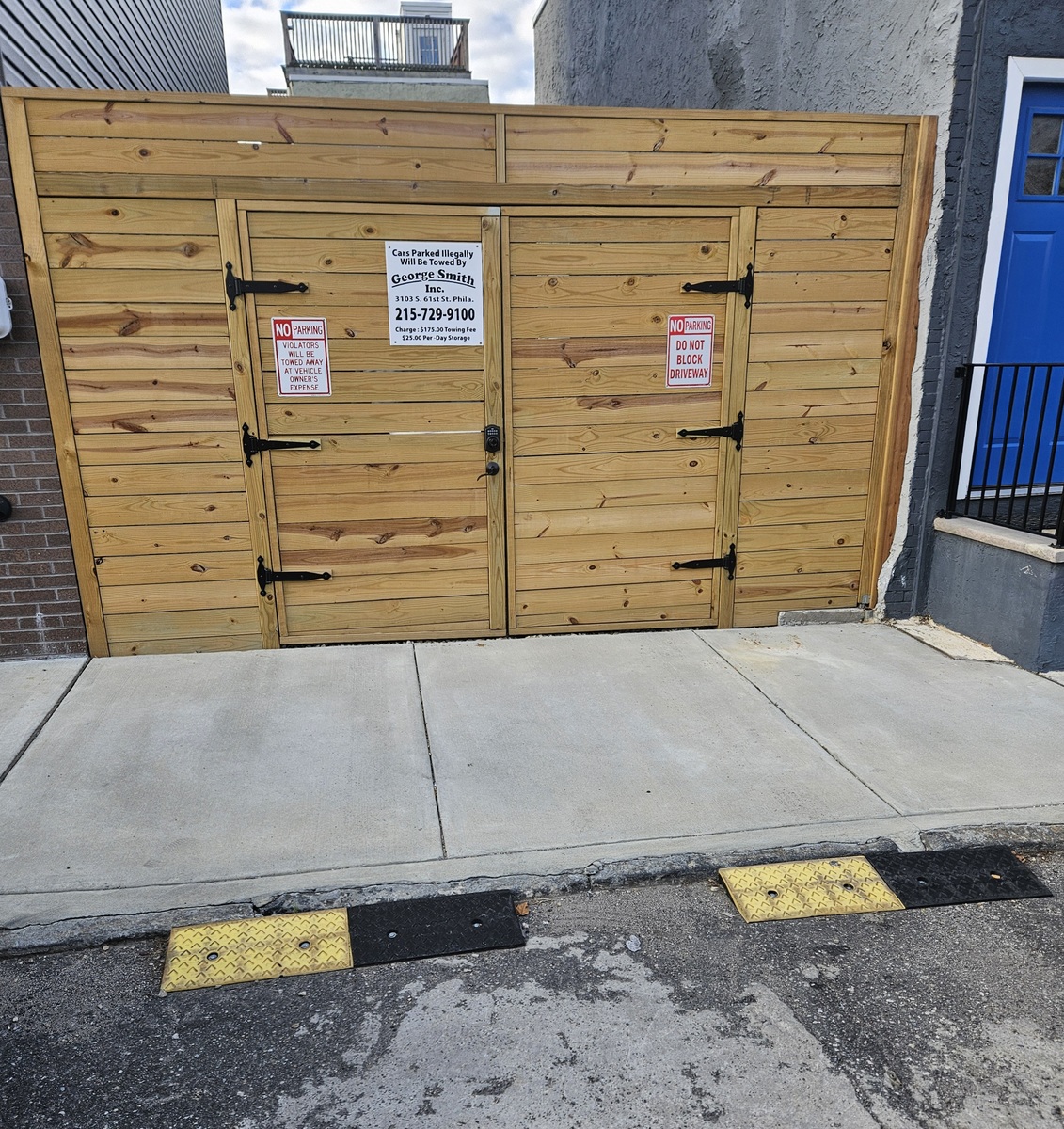 Photographic documentation of the work as submitted to the city's 311 record.