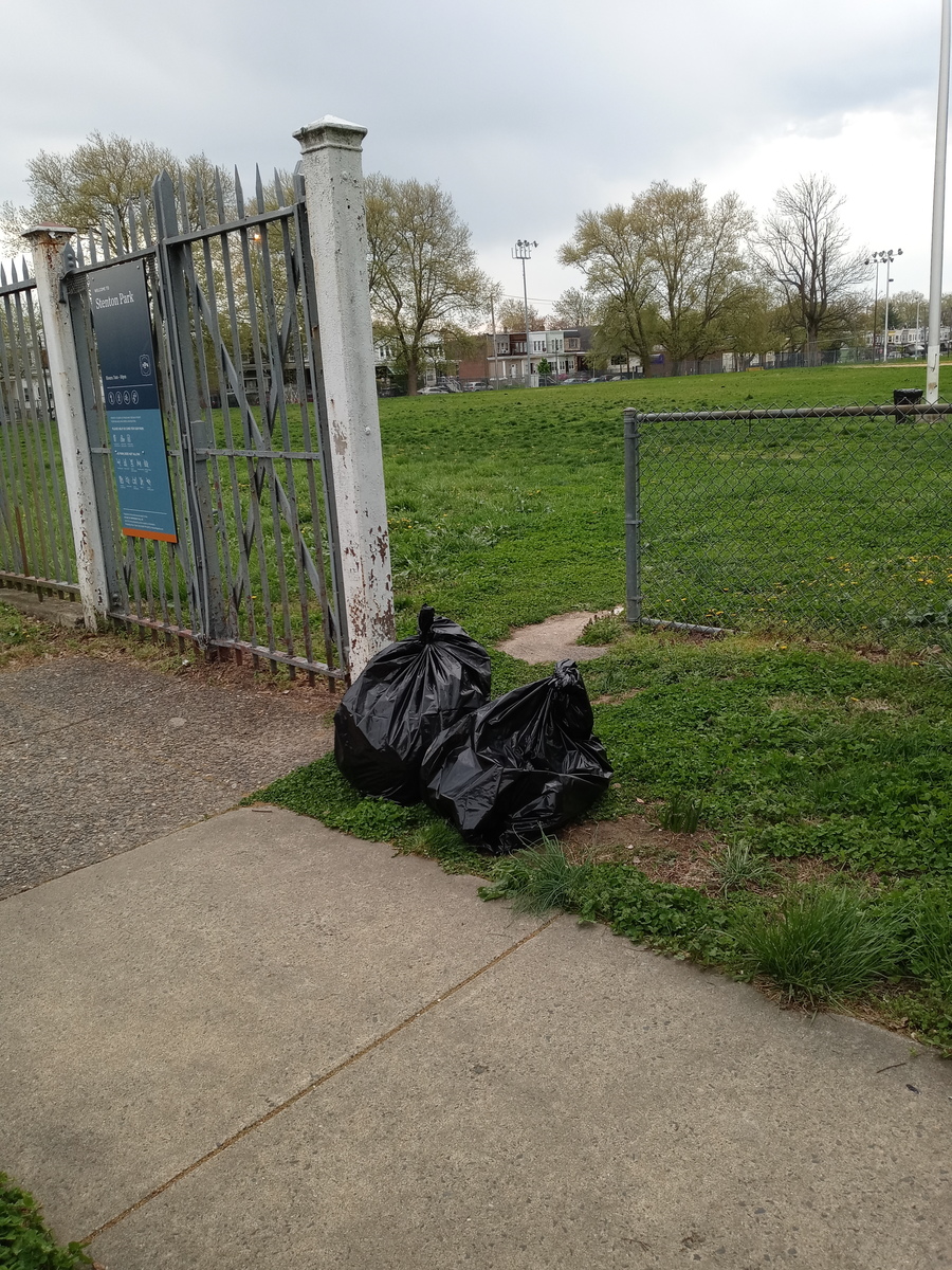 Photographic documentation of the work as submitted to the city's 311 record.