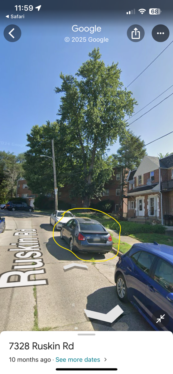 Photographic documentation of the work as submitted to the city's 311 record.