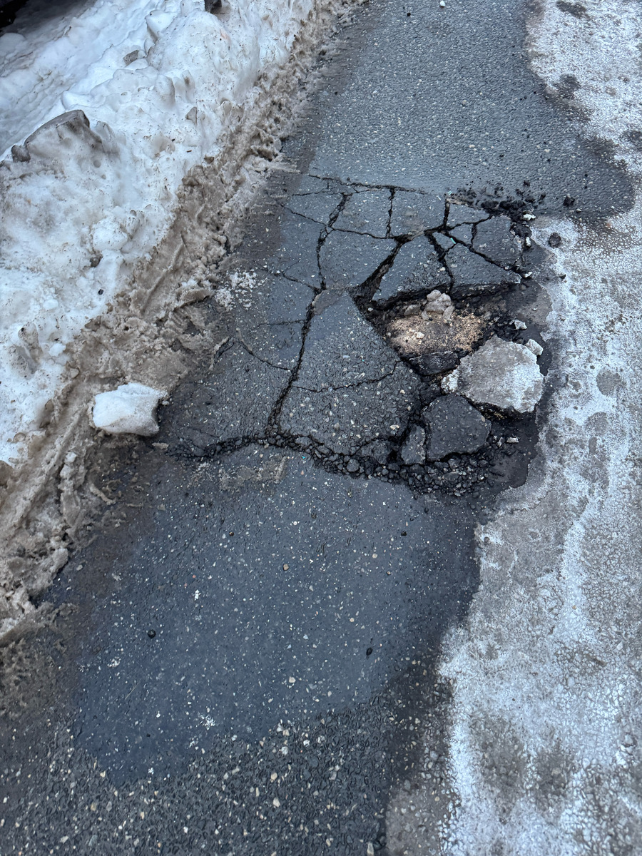 Photographic documentation of the work as submitted to the city's 311 record.