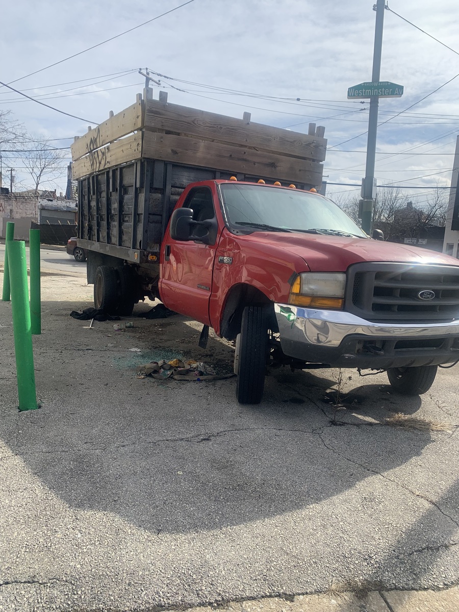 Photographic documentation of the work as submitted to the city's 311 record.