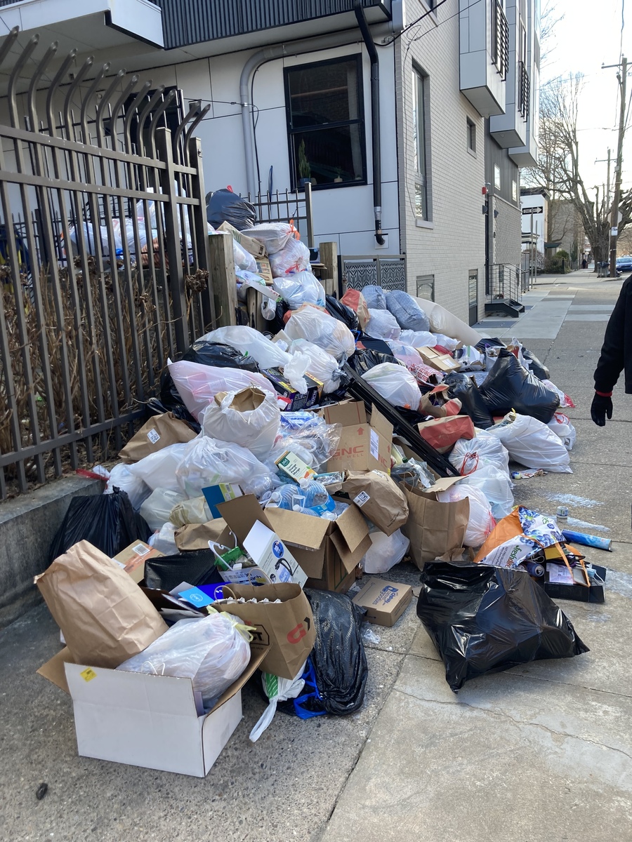 Photographic documentation of the work as submitted to the city's 311 record.