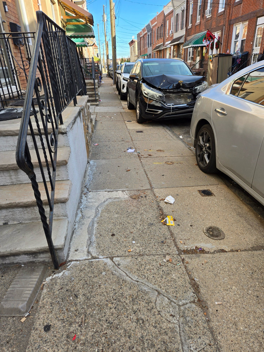 Photographic documentation of the work as submitted to the city's 311 record.