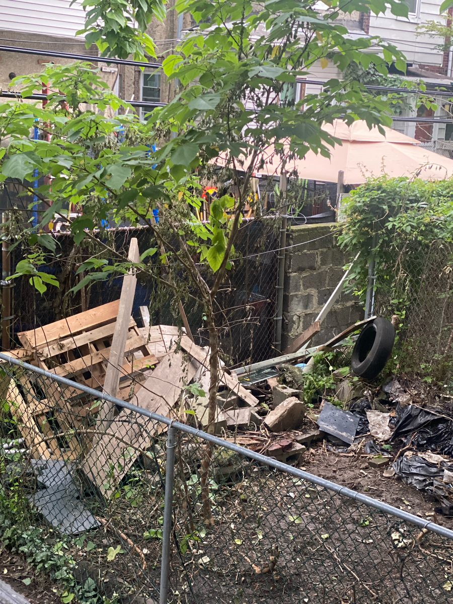 Photographic documentation of the work as submitted to the city's 311 record.