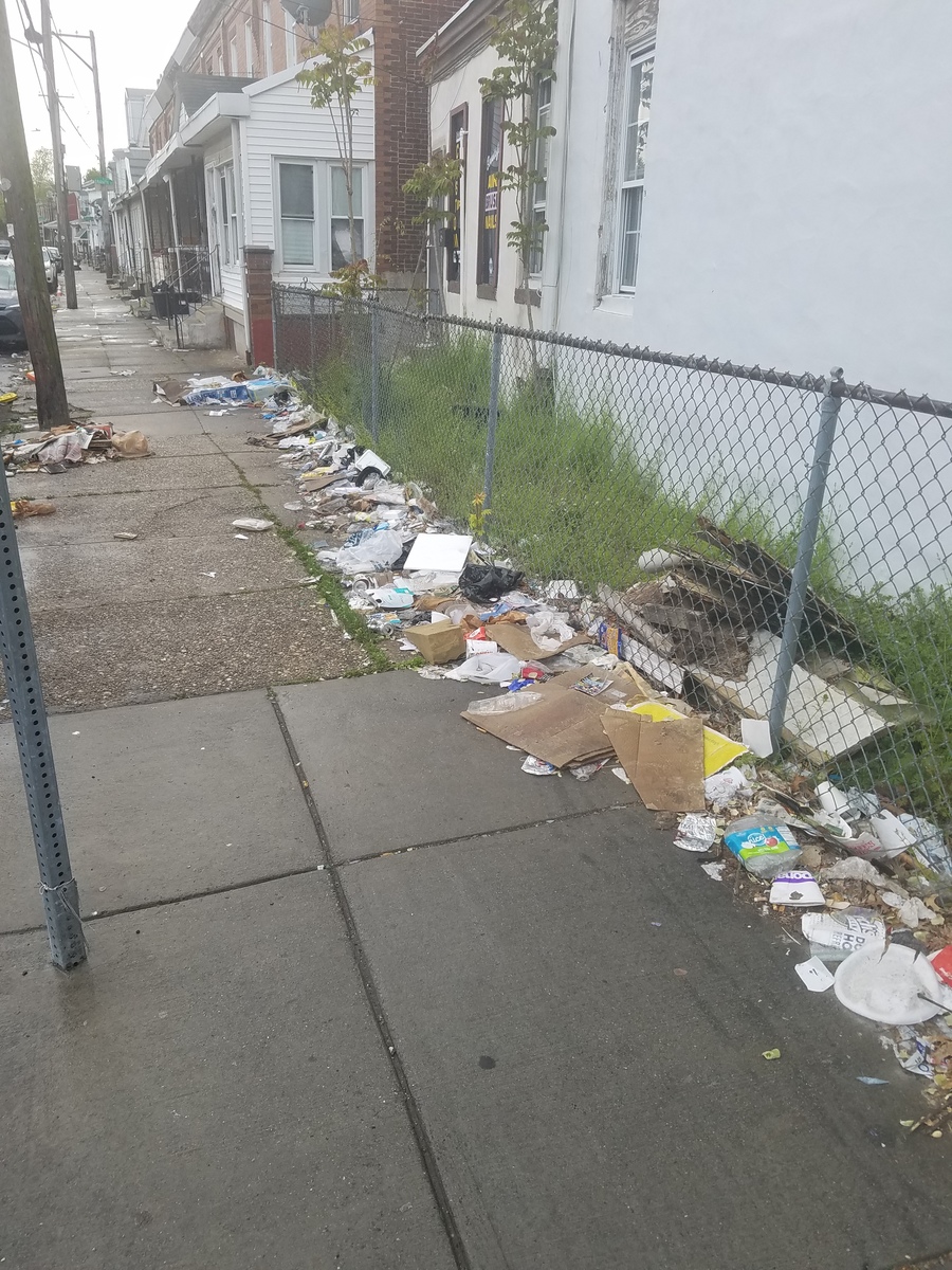 Photographic documentation of the work as submitted to the city's 311 record.
