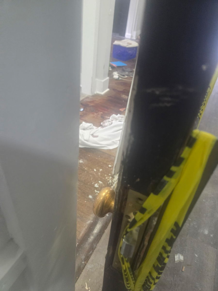 Photographic documentation of the work as submitted to the city's 311 record.