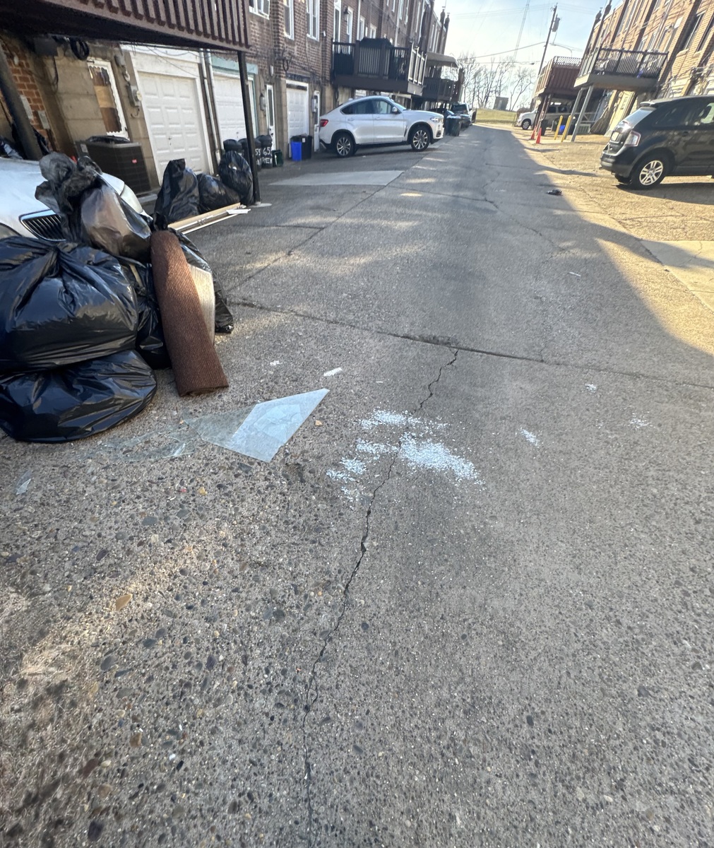 Photographic documentation of the work as submitted to the city's 311 record.