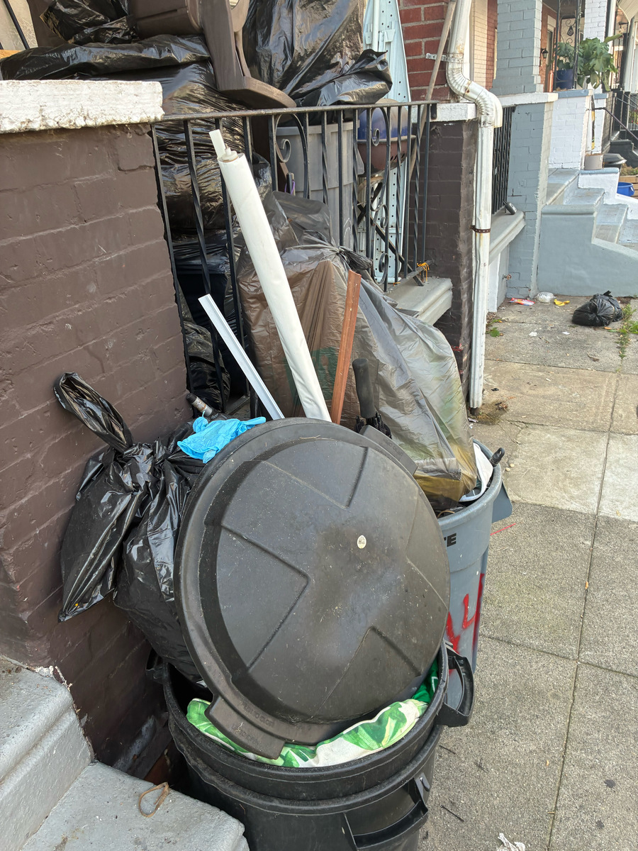 Photographic documentation of the work as submitted to the city's 311 record.
