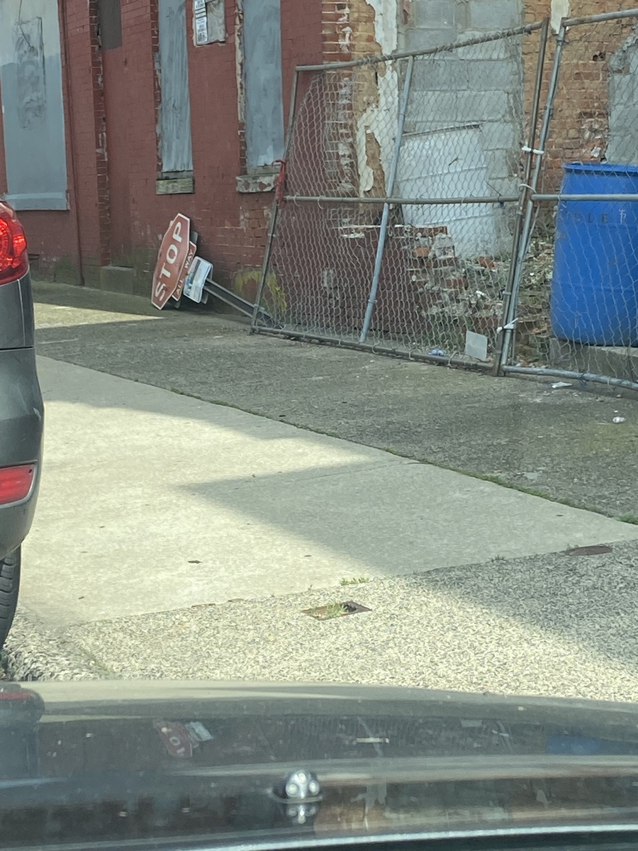 Photographic documentation of the work as submitted to the city's 311 record.