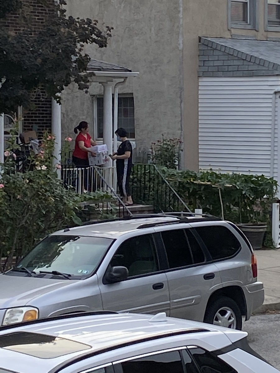 Photographic documentation of the work as submitted to the city's 311 record.