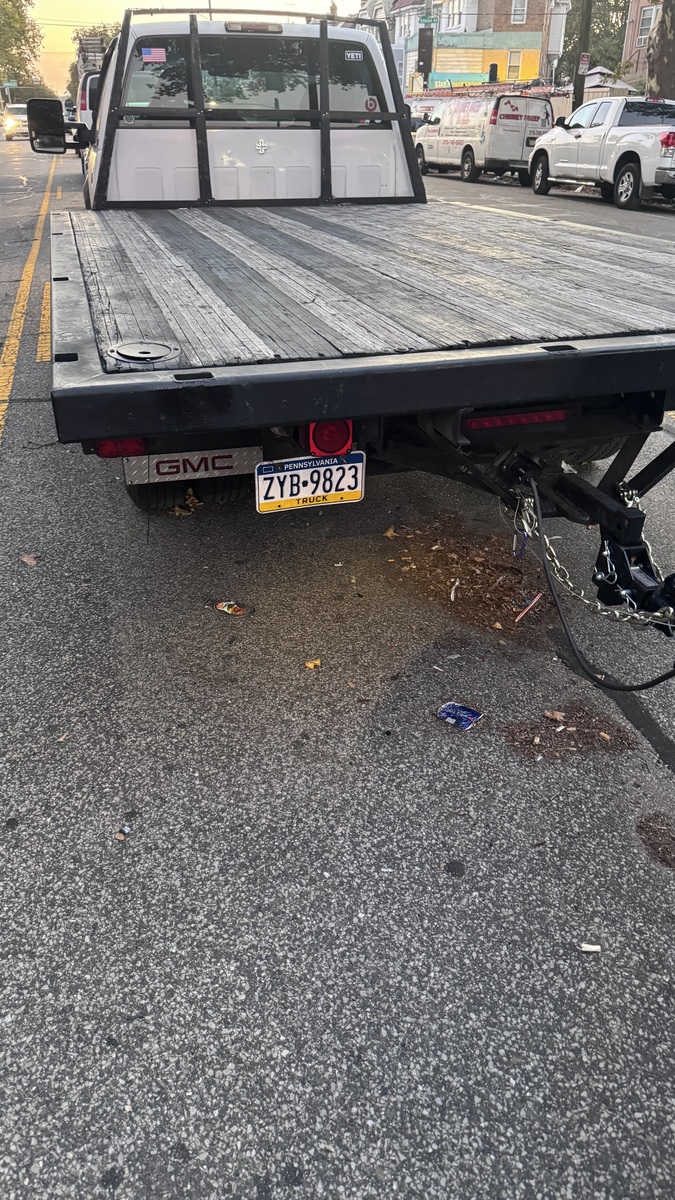 Photographic documentation of the work as submitted to the city's 311 record.