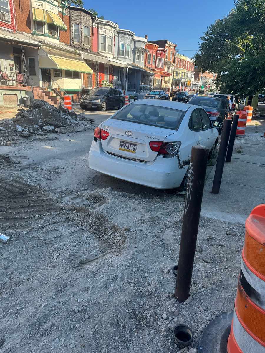 Photographic documentation of the work as submitted to the city's 311 record.
