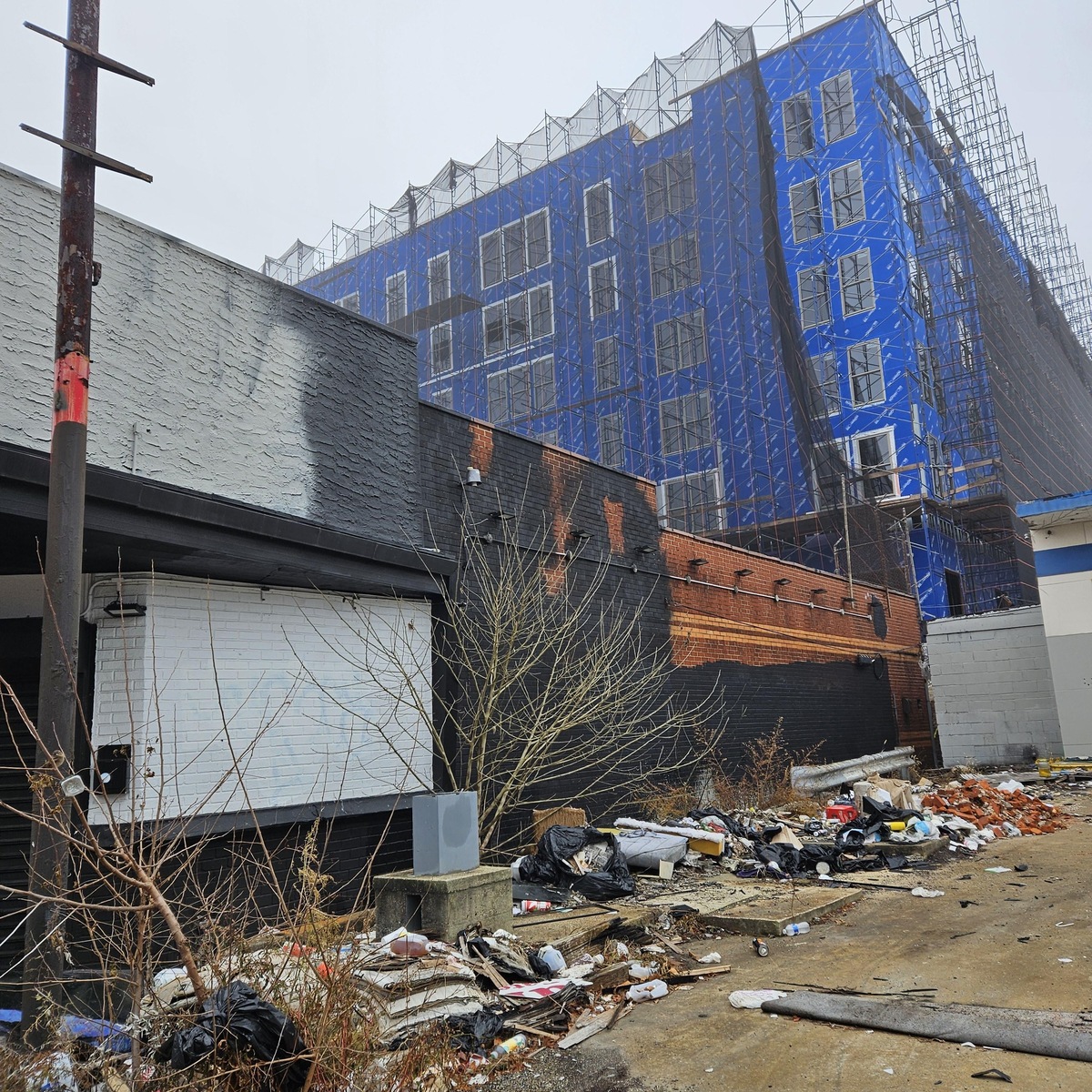 Photographic documentation of the work as submitted to the city's 311 record.