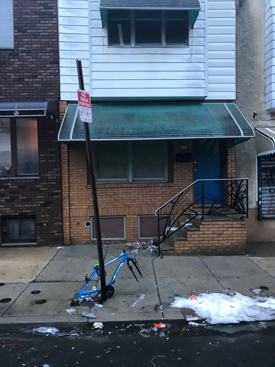 Photographic documentation of the work as submitted to the city's 311 record.