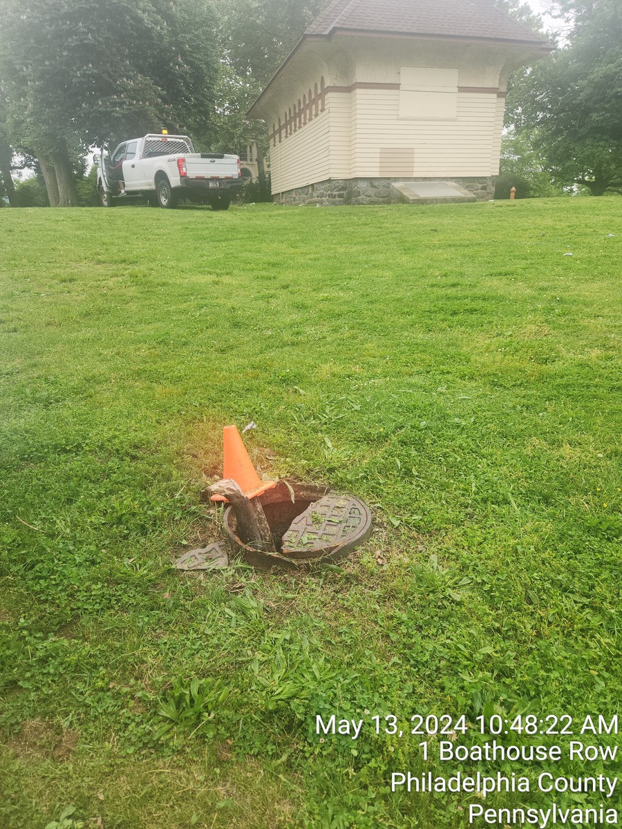 Photographic documentation of the work as submitted to the city's 311 record.