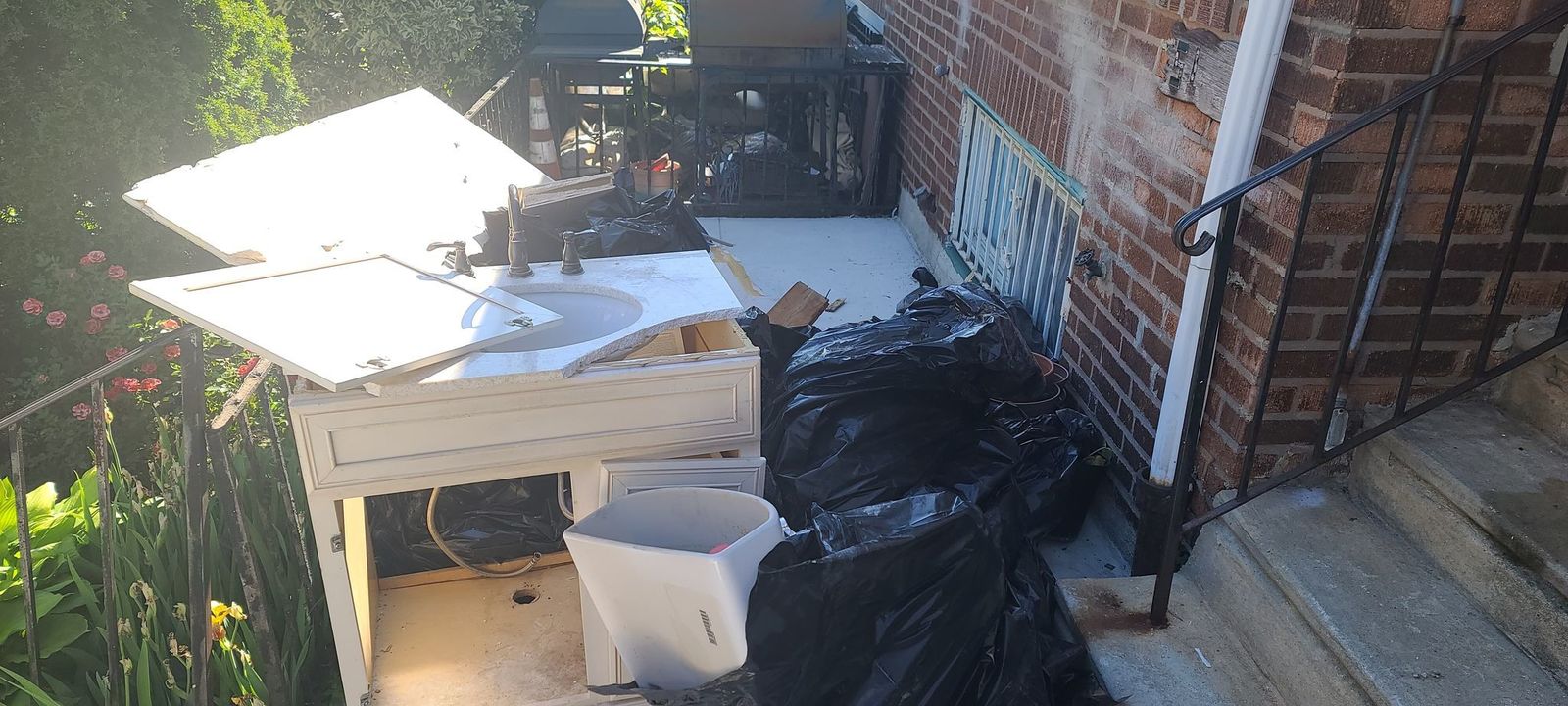 Photographic documentation of the work as submitted to the city's 311 record.