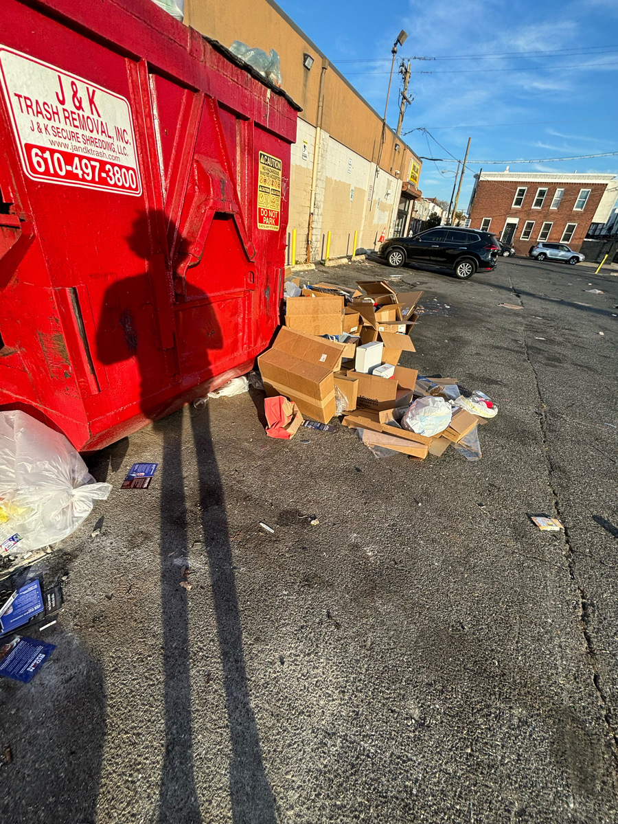 Photographic documentation of the work as submitted to the city's 311 record.