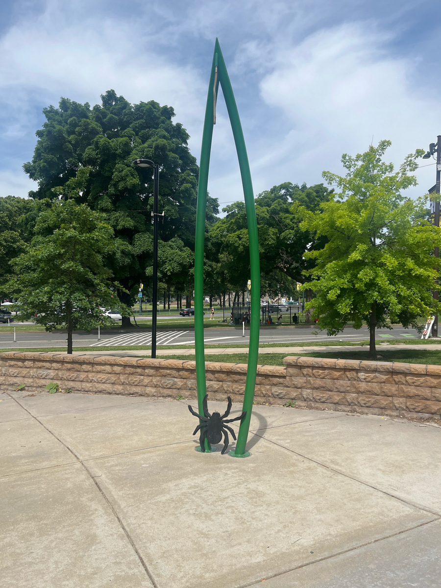 Photographic documentation of the work as submitted to the city's 311 record.
