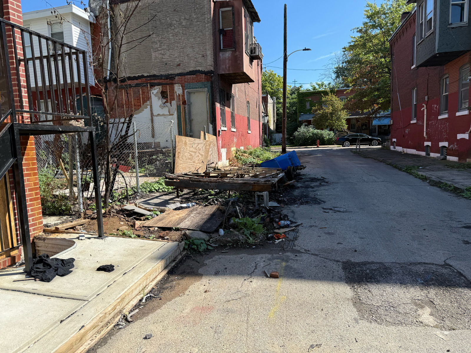 Photographic documentation of the work as submitted to the city's 311 record.