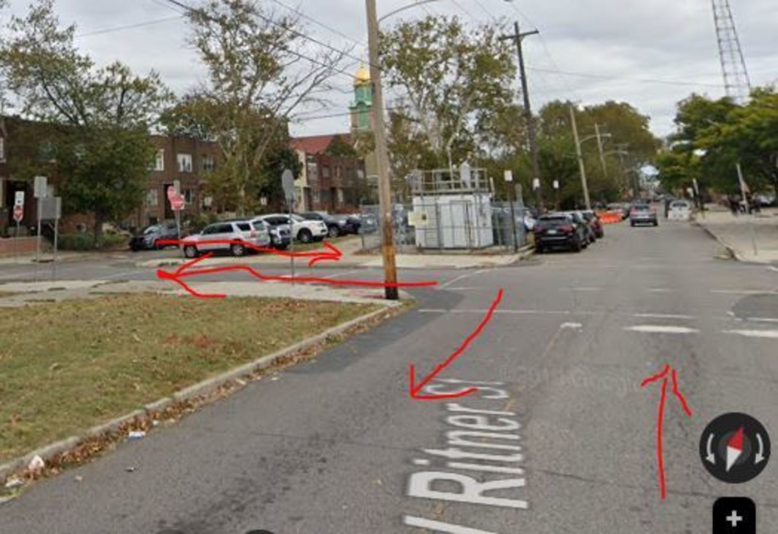 Photographic documentation of the work as submitted to the city's 311 record.